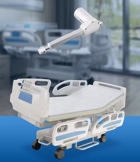 Jiecang 50~250mm Lunghezza Corsa IP54 24V 8000N Motore di Spinta 5 Anni di Garanzia Attuatore Lineare Elettrico DC Utilizzato per Sedie a Rotelle per Letto Chirurgico Letto Medico