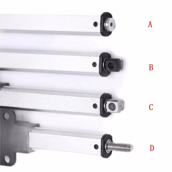 Attuatori lineari elettrici 12V con vite trapezia, corsa 300mm, forza 7000N